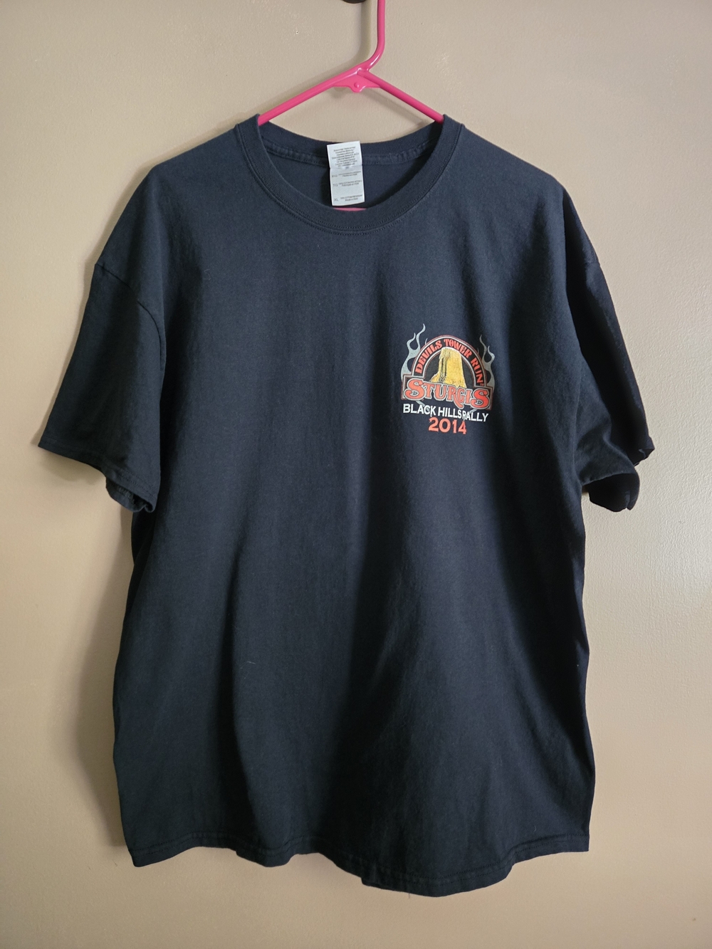 2014 Sturgis Black Hills Rally Devils Tower Tee XL